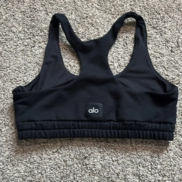 ALO Yoga Scoop Neck Sweatshirt bra size medium - Picture 3 of 3